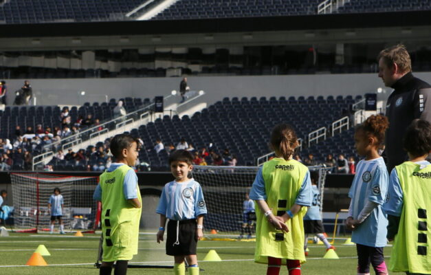 soccer classes with their professional soccer coach