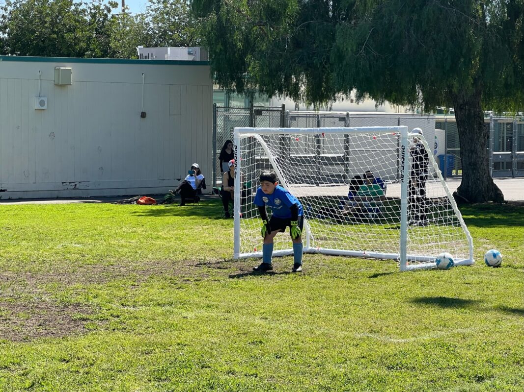 goalkeeper class and a at his goal