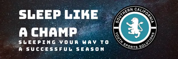 Header for an article Infographic summarizing the key benefits of quality sleep for young soccer players and tips for parents, as discussed in the article.