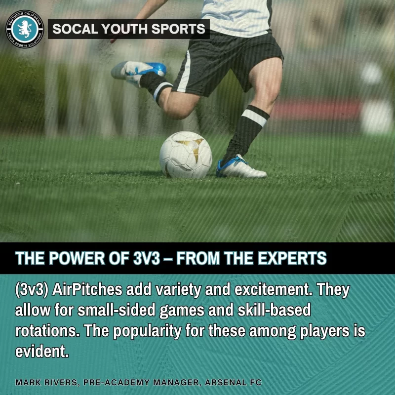 3v3 youth soccer longer is better for kids