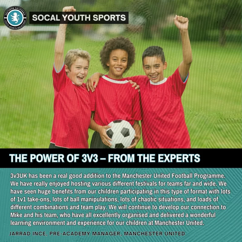 3v3 soccer is great for kids
