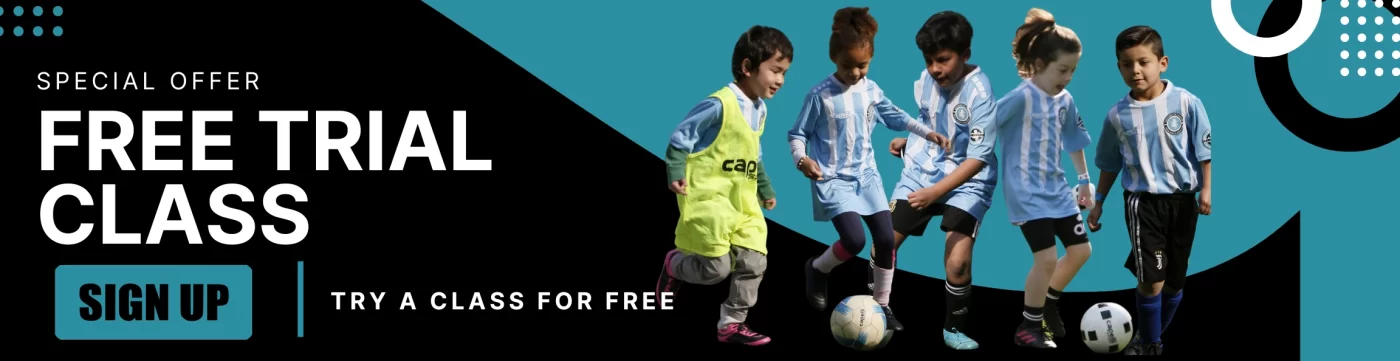 Book a free soccer class for kids ages 3-12 with SoCal Youth Sports